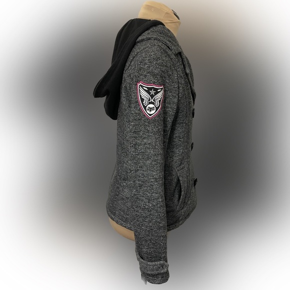 Fox Racing Double Breasted Fleece Hooded Jacket - Picture 5 of 10